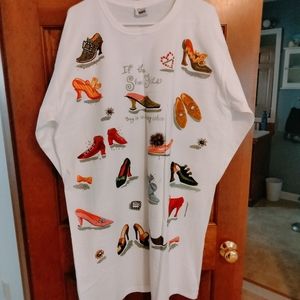 Ladies oversized long T-shirt